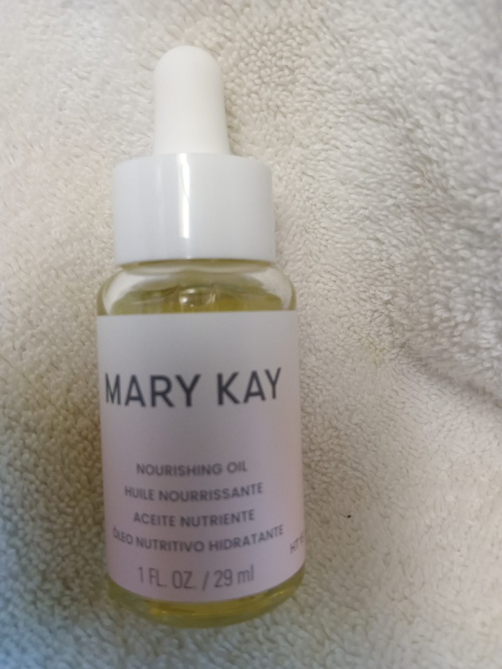 Mary Kay Nourishing Oil – White Bottle, Lightweight Facial Oil (1 fl oz)